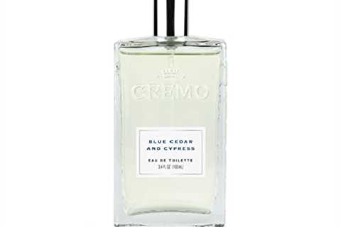 Cremo Blue Cedar & Cypress Cologne Spray, A Woodsy Scent with Notes of Lemon Leaf, Cypress and..