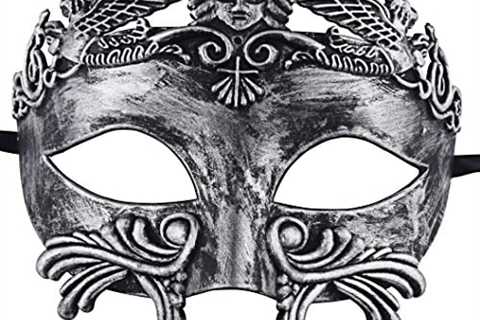 KEFAN Greek Roman Masquerade Mask Halloween Mask Venetian Mardi Gras Mask for Men