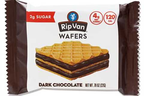 Rip Van Dark Chocolate Wafer Cookies – Healthy Snacks – Non GMO Keto Cookies – Keto Snacks – Low..