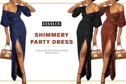 Remelon Women Long Sleeve Shiny Glitter Mesh Cut Out Bodycon Flowy Mermaid Party Maxi Long Dresses