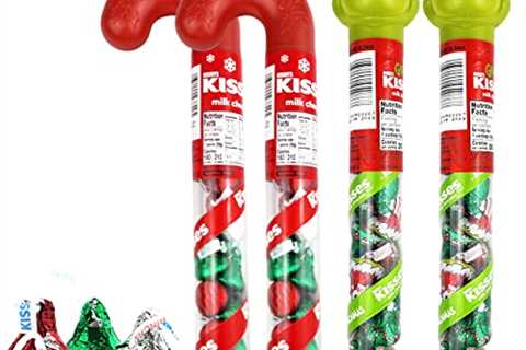 Hershey’s Christmas Kisses – Delicious Milk Chocolate Filled Cane and Milk Chocolate Candy Filled..