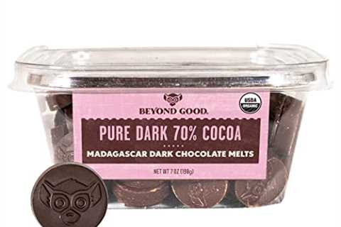 Beyond Good Chocolate | 70% Pure Dark Chocolate Melts, 7oz Pack | Gluten Free, USDA Organic, Direct ..