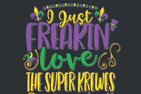 Weekly & Monthly Planner One Year Undated: Mardi Gras Freakin’ Love The Super Krewes Party 8.5×11..