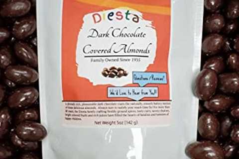 Delicious Dark Chocolate Covered Almonds – Gourmet 7oz Snack Size – Family Owned Since 1935