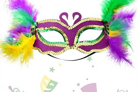 Mardi Gras Mask Feather Mask Mardi Gras Mask Decorations Big Mask Decoration Mardi Grass Party..