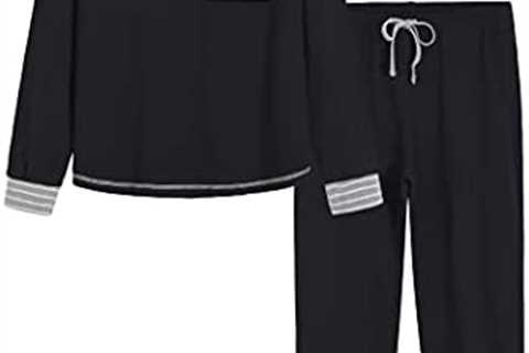 Latuza Women’s Cotton Pajama Set Long Sleeve Sleepwear