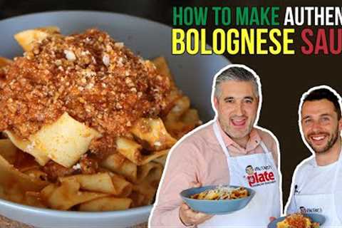 How to Make AUTHENTIC BOLOGNESE SAUCE Like a Nonna from Bologna