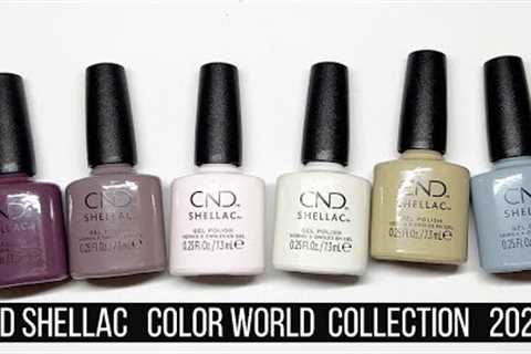 CND Shellac Color World Collection 2023