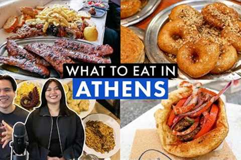 TOP 10 RESTAURANTS in ATHENS | Greek Food Guide