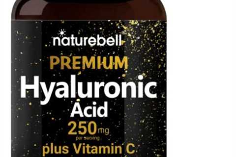 NatureBell Plant Based Hyaluronic Acid Supplements, 250mg Hyaluronic Acid with 25mg Vitamin C Per..