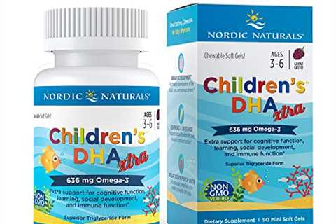 Nordic Naturals Children's DHA Xtra - Potent Omega 3 Formula with Twice The DHA for Kid's Cognitive ..