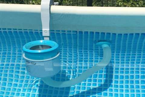 Crystal Clear Pool Water with Intex Pool Wall Mount Skimmer!