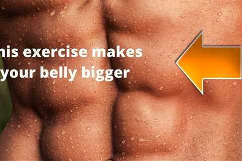 What exercise makes belly bigger #shorts