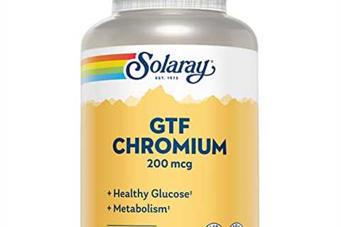 Solaray GTF Chromium Capsules, 200 mcg, 200 Count