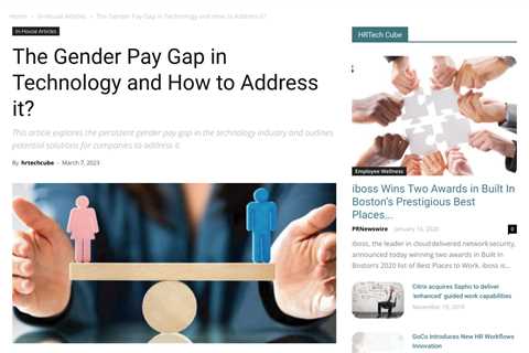 Closing the Gender Pay Gap in Technology: A Multifaceted Approach