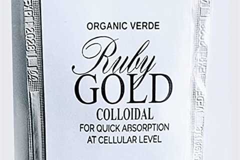 Ruby Gold Drops - 500PPM - Trace Minerals - Nano Gold - Colloidal Drops- 500 PPM - 2 Fl. oz