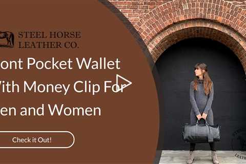 Front Pocket Wallet With Money Clip For Men and Women