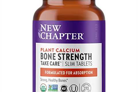 New Chapter Calcium Supplement â Bone Strength Organic Plant Calcium with Vitamin K2 + D3 +..