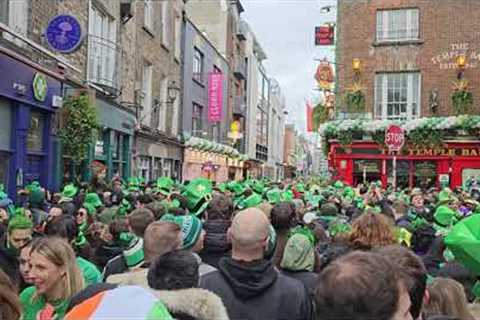 Temple Bar after Saint Patrick's Parade