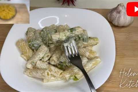 Creamy Italian pasta with Leek sauce!! Best for dinner #easyrecipe # #italianfood#ytshorts