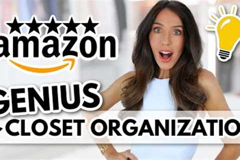 23 *GENIUS* Closet Organization Items from AMAZON!