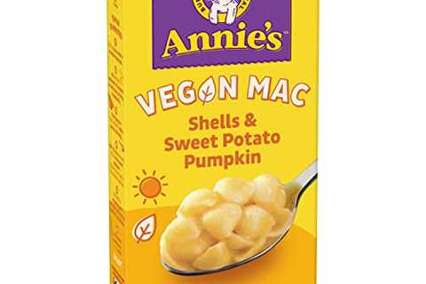 Annie's Organic Vegan Shells  Creamy Sauce Macaroni  Cheese, Non- Dairy, 6 oz (Pack of 12)