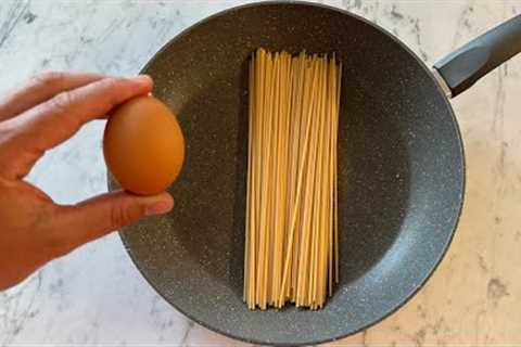 DO YOU HAVE PASTA AND EGGS AT HOME?? QUICK RECIPE CHEAP AND DELICIOUS!!