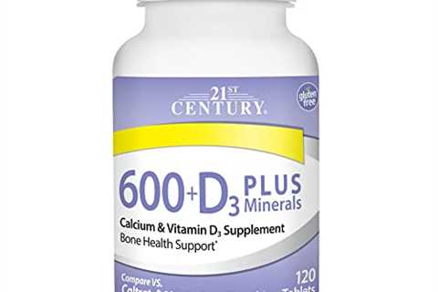 21st Century Calcium 600 Plus D Plus Minerals Caplets, 120Count (27498)