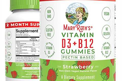 Vitamin D3 + Vitamin B12 | 2 Month Supply | Vitamin D  B12 Vitamin Supplements for Adults  Kids |..