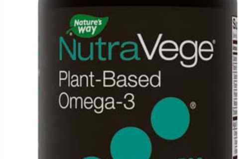 Nature's Way NutraVege Omega-3 Plant Based Supplement- Vegeterian, Vegan- 500 mg, 30 Count