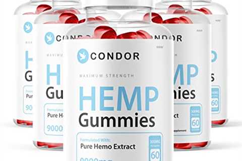 (5 Pack) Condor Hemp Gummies, Condor Hemp Gummys Advanced 2022 Formula, CondorHemp Gomies Reviews,..