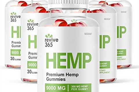 (5 Pack) Revive 365 Gummies, Revive Hemp Gummies Advanced 2022 Formula, 5 Month Supply (120 Gummies)