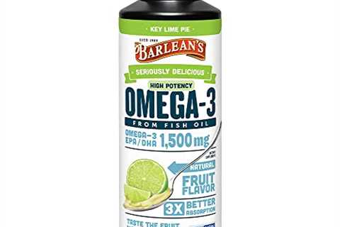 Barlean's Organic Oils Ultra High Potency Key Omega Swirl, Lime, Key Lime Pie, 8 Ounce