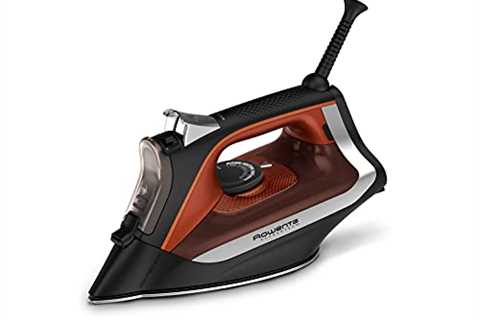 Rowenta Access Stainless Steel Soleplate Steam Iron for Clothes 300 Microsteam Holes 1700 Watts..