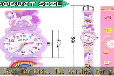 VAPCUFF Girls Watch - 3D Cartoon Waterproof Toddler Watch, Gifts for Girls Age 2-8 Toys for 3 4 5 6