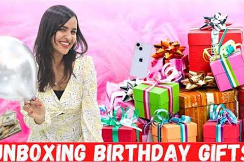 UNBOXING 100 Birthday GIFTS (A Room Full of Surprises)