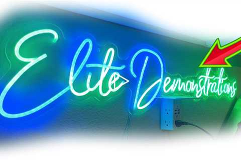 Lamomo Custom Neon Signs, Customizable LED Sign, Dimmable Personalized Neon Lights