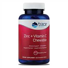 Trace Minerals Zinc + Vitamin C Chewable| Immune Booster | Antioxidant | Growth and Development |..