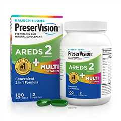 PreserVision AREDS 2 + Multivitamin 2-in-1 Eye Contains Vitamin C D E  Zinc Softgels Packaging May..