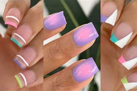 HOW TO EASY SUMMER NAIL DESIGNS 2023 | diy summer nail art tutorial and nail inspo