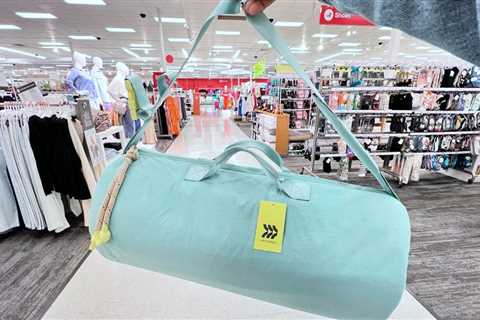 Target’s Popular Duffel Bag on Clearance for $34 (Over $90 Less Than The lululemon Lookalike!)