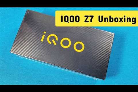 IQOO Z7 Neo phone unboxing Android 13 FunTouch OS 13