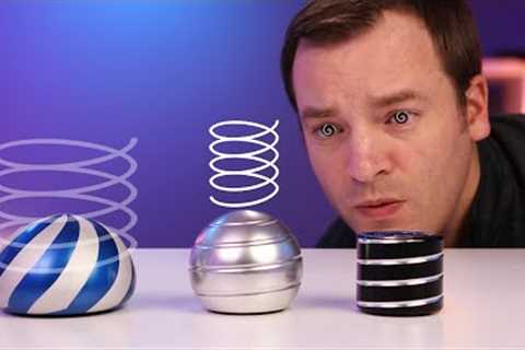 Crazy Optical Illusion Gadgets - Spinning Kinetic Desk Toy Review