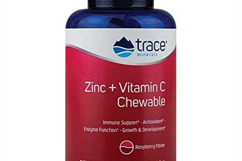 Trace Minerals Zinc + Vitamin C Chewable| Immune Booster | Antioxidant | Growth and Development |..