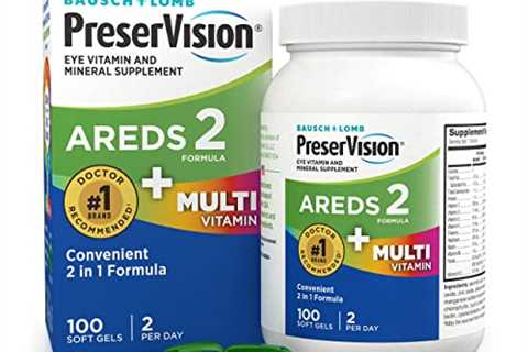 PreserVision AREDS 2 + Multivitamin 2-in-1 Eye Contains Vitamin C D E  Zinc Softgels Packaging May..