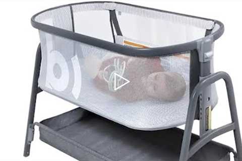 babyboat Bassinet Bedside Sleeper with 360° All Air Mesh