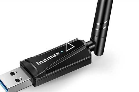 Inamax USB WiFi Adapter for Desktop PC – Inamax AC1300 Wireless Network Adapter for Laptop