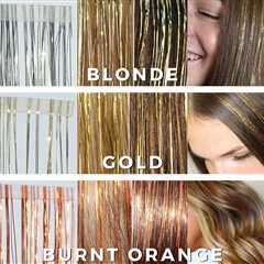 How To Put Tinsel In Hair With Bead