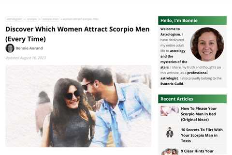 The Key Qualities That Attract a Scorpio Man: Beyond Physical Appearance