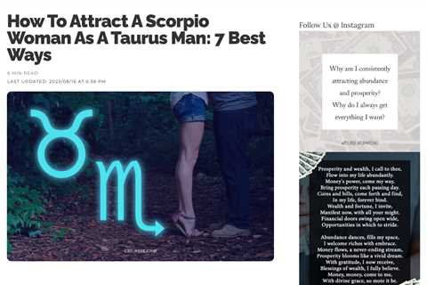 Unveiling the Secrets to Attracting a Scorpio Man: Inner Qualities and Fragrances That Capture His..